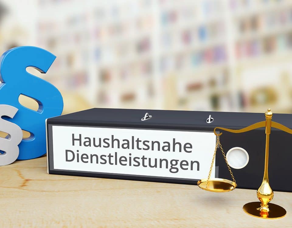 Steuerermäßigung für haushaltsnahe Dienstleistungen